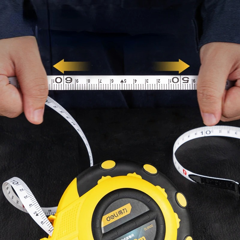 Deli Retractable Fiberglass Ta - Tape Dispenser Weighted recension och pris