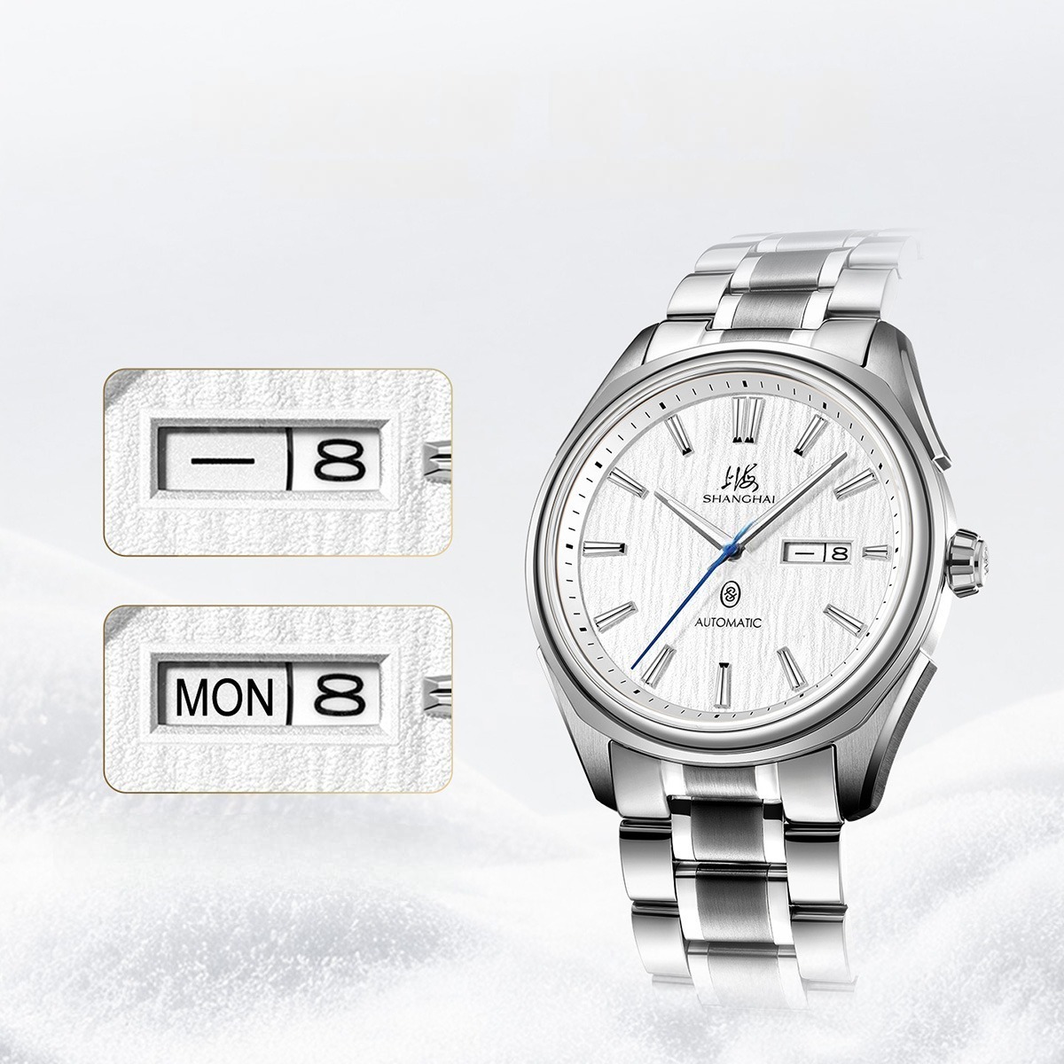 Shanghai Day-Date Automatic Wa - Paper Weight Crystal recension och pris