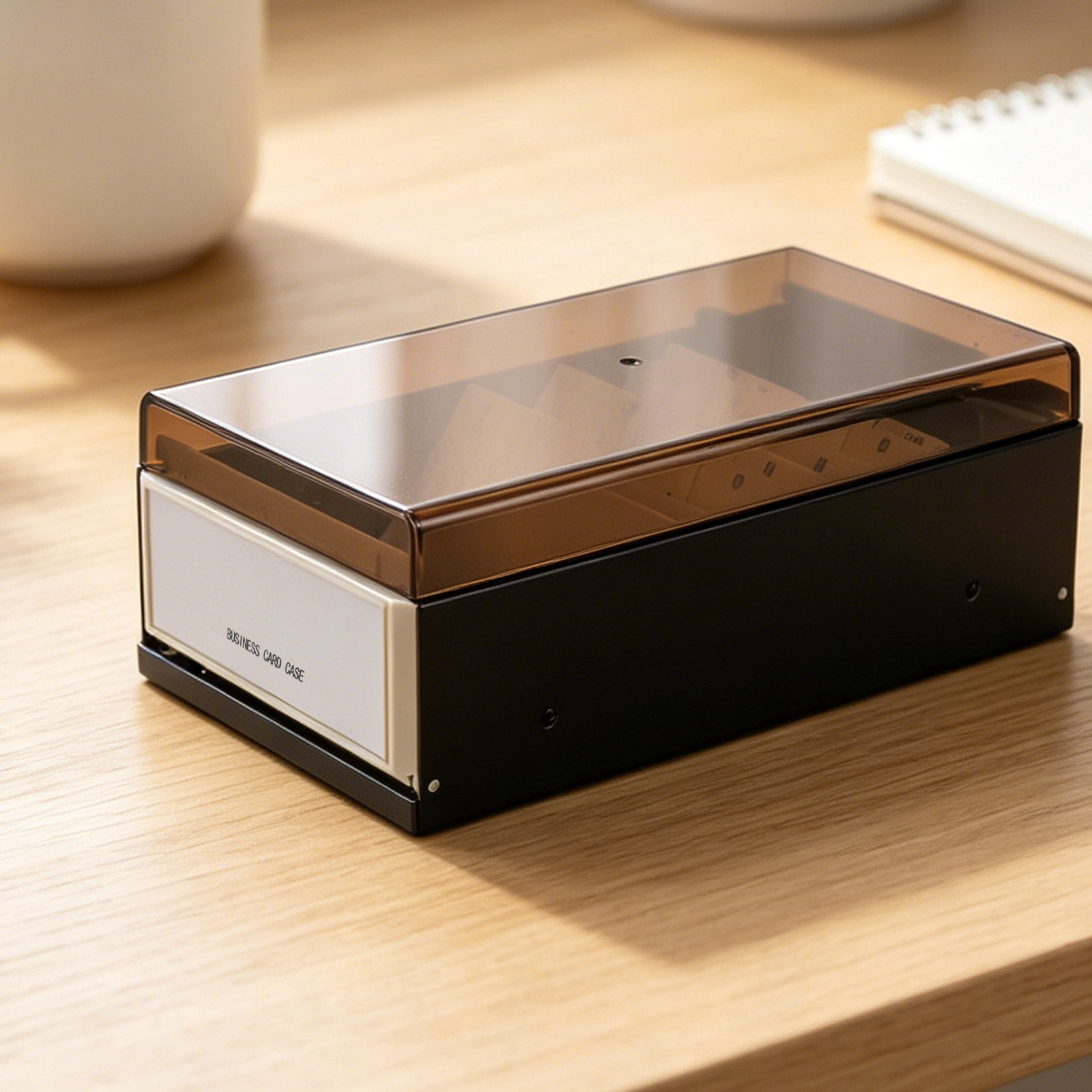 Large Business Card Storage Bo - Index Card Holder recension och pris