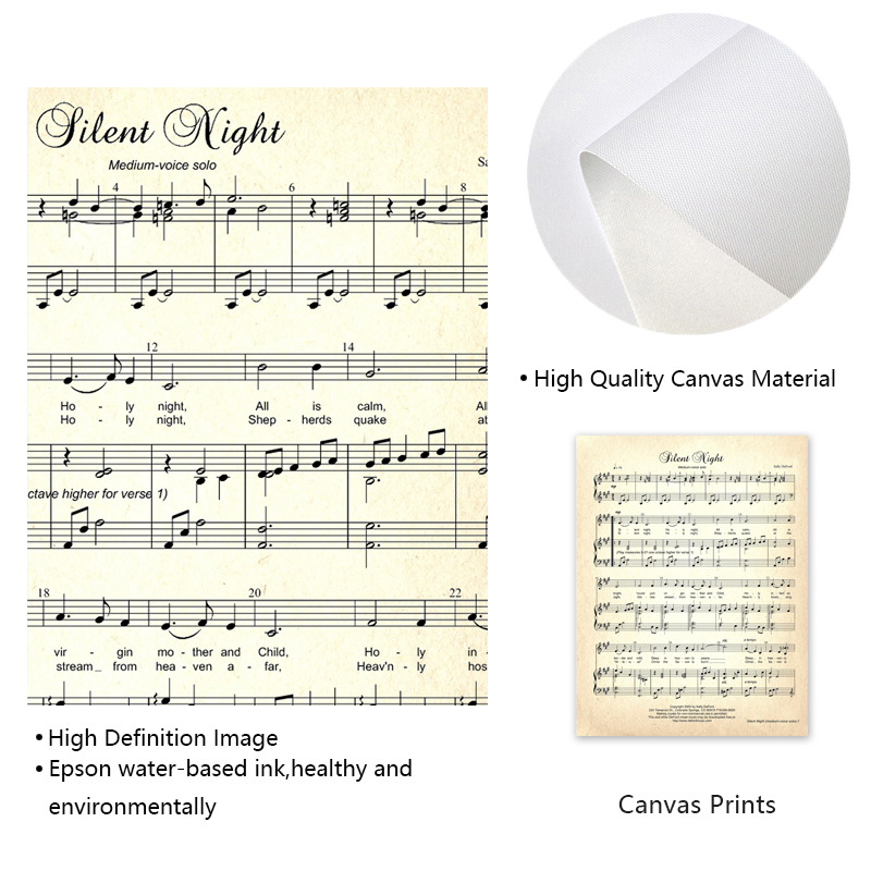 CHRISTMAS CAROLS Sheet Music P - Ink Blotter Paper recension och pris
